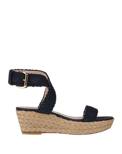 Stuart Weitzman Woman Espadrilles Midnight Blue Size 9.5 Textile Fibers