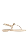 Stuart Weitzman Woman Espadrilles Platinum Size 7.5 Leather In Brown