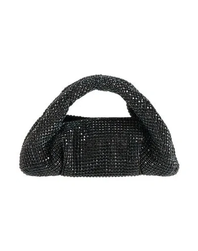 Stuart Weitzman Woman Handbag Navy Blue Size - Textile Fibers In Navy Blue