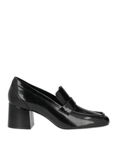 Stuart Weitzman Woman Loafers Black Size 5 Leather