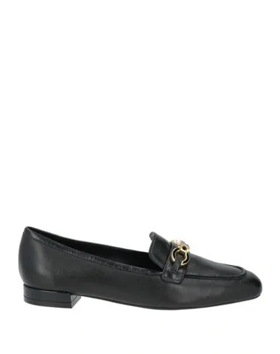 Stuart Weitzman Woman Loafers Black Size 5.5 Leather