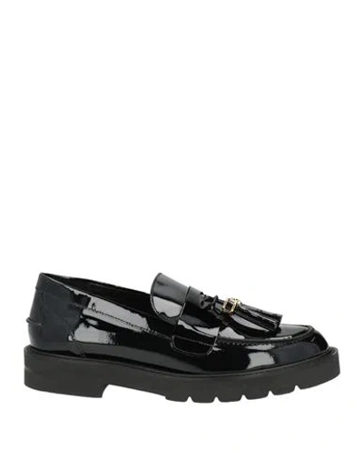 Stuart Weitzman Woman Loafers Black Size 5.5 Leather
