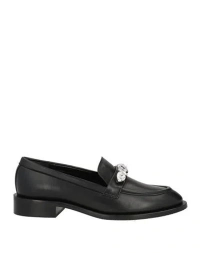 Stuart Weitzman Woman Loafers Black Size 6 Calfskin
