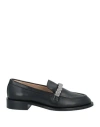 Stuart Weitzman Woman Loafers Black Size 7 Calfskin