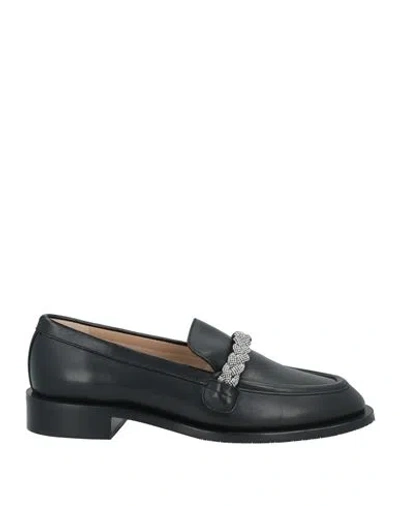 Stuart Weitzman Woman Loafers Black Size 7 Calfskin