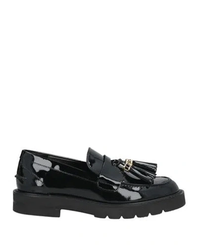 Stuart Weitzman Woman Loafers Black Size 7 Leather In Multi