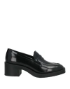 Stuart Weitzman Woman Loafers Black Size 7.5 Leather