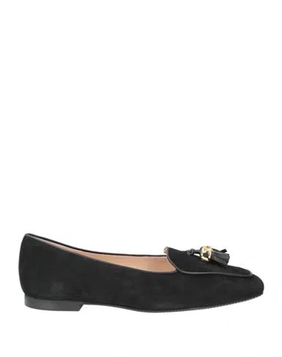 Stuart Weitzman Woman Loafers Black Size 7.5 Leather
