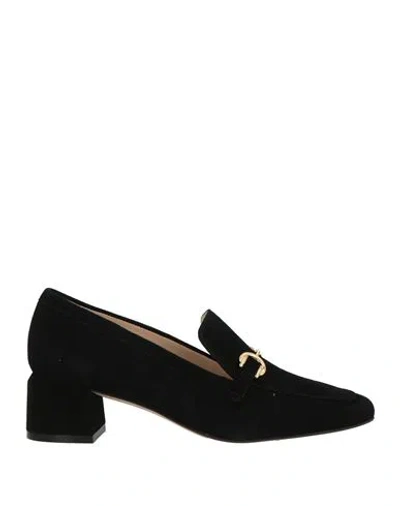 Stuart Weitzman Woman Loafers Black Size 7.5 Leather