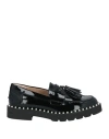 Stuart Weitzman Woman Loafers Black Size 7.5 Leather In Black