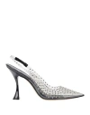 Stuart Weitzman Woman Pumps Black Size 10.5 Pvc - Polyvinyl Chloride