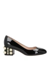 Stuart Weitzman Woman Pumps Black Size 6 Leather In Black