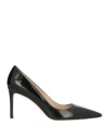 Stuart Weitzman Woman Pumps Black Size 6.5 Calfskin