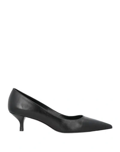 Stuart Weitzman Woman Pumps Black Size 7 Leather