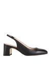 Stuart Weitzman Woman Pumps Black Size 7.5 Leather In Black