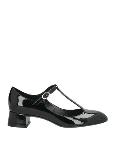 Stuart Weitzman Woman Pumps Black Size 7.5 Leather