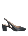 Stuart Weitzman Woman Pumps Black Size 7.5 Leather In Black