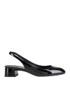 Stuart Weitzman Woman Pumps Black Size 7.5 Leather In Black