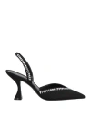 Stuart Weitzman Crystal-embellished Slingback 110mm Pumps In Black