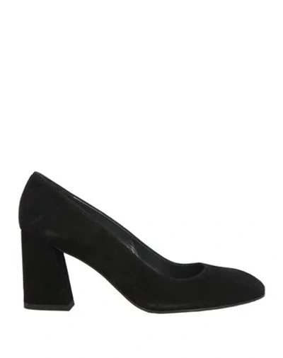 Stuart Weitzman Woman Pumps Black Size 8.5 Leather In Black