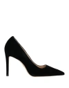 Stuart Weitzman Woman Pumps Black Size 8.5 Textile Fibers