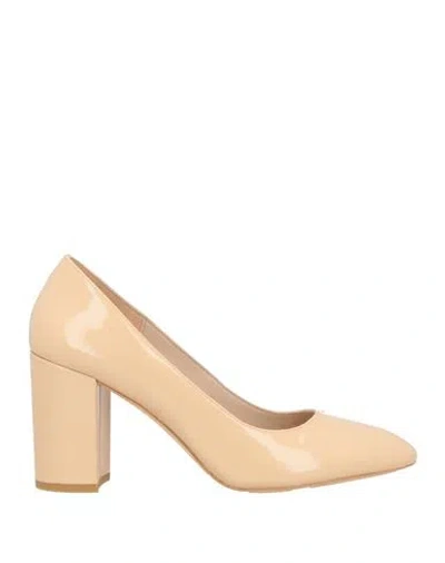 Stuart Weitzman Woman Pumps Blush Size 5 Leather In Neutral