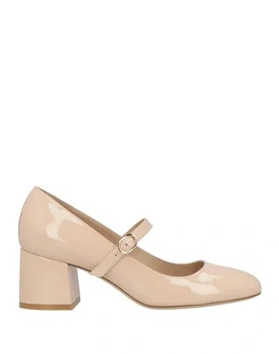 Stuart Weitzman Woman Pumps Blush Size 9.5 Leather In Pink