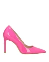 Stuart Weitzman Woman Pumps Fuchsia Size 6 Leather In Pink