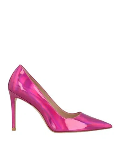 STUART WEITZMAN STUART WEITZMAN WOMAN PUMPS FUCHSIA SIZE 7 SOFT LEATHER