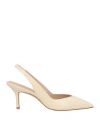 Stuart Weitzman Woman Pumps Ivory Size 7 Calfskin In White