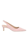 Stuart Weitzman Woman Pumps Light Pink Size 8.5 Soft Leather
