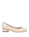 Stuart Weitzman Woman Pumps Ivory Size 7.5 Leather In Blue