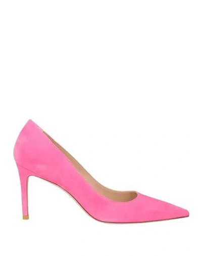 Stuart Weitzman Woman Pumps Pink Size 9.5 Soft Leather