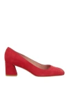 Stuart Weitzman Woman Pumps Red Size 6 Leather In Red