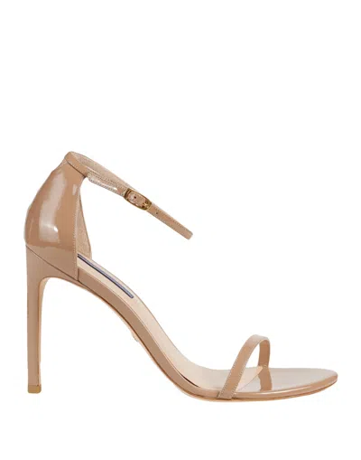 Stuart Weitzman Woman Sandals Antique Rose Size 11 Leather In Pink