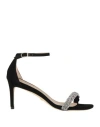 Stuart Weitzman Woman Sandals Black Size 6.5 Soft Leather