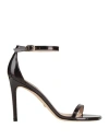 Stuart Weitzman Woman Sandals Black Size 8 Soft Leather