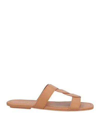 Stuart Weitzman Woman Sandals Light Brown Size 7.5 Leather
