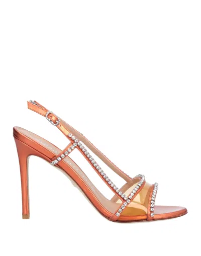 Stuart Weitzman Sandals In Orange