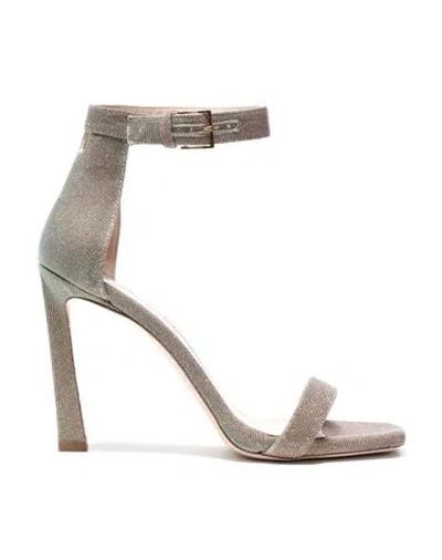 Stuart Weitzman Sandals In Platinum