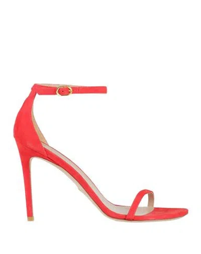 Stuart Weitzman Sandals In Red