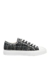 Stuart Weitzman Woman Sneakers Black Size 5 Textile Fibers In Black