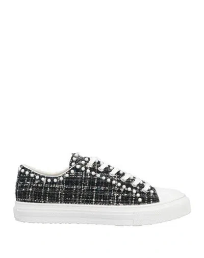 Stuart Weitzman Woman Sneakers Black Size 5 Textile Fibers