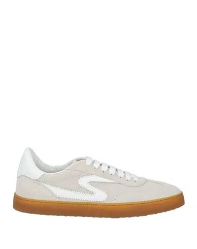 Stuart Weitzman Woman Sneakers Light Grey Size 9 Calfskin In Gray