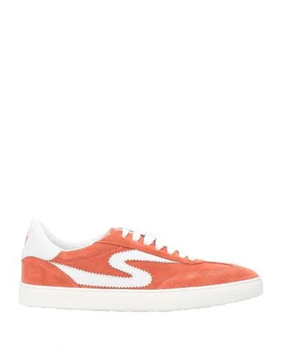 Stuart Weitzman Woman Sneakers Rust Size 7.5 Leather In Multi