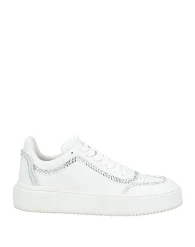 Stuart Weitzman Woman Sneakers White Size 5 Leather