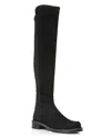 Stuart Weitzman Reserve Suede Over-the-knee Boot In Black Suede