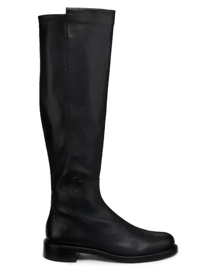 Stuart Weitzman Women's 5050 Gisele 30mm Leather Knee-high Boots In Black