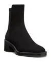 Stuart Weitzman Women's 50/50 Kaia Booties In Black Suede