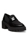 Stuart Weitzman Soho Platform Loafer In Black